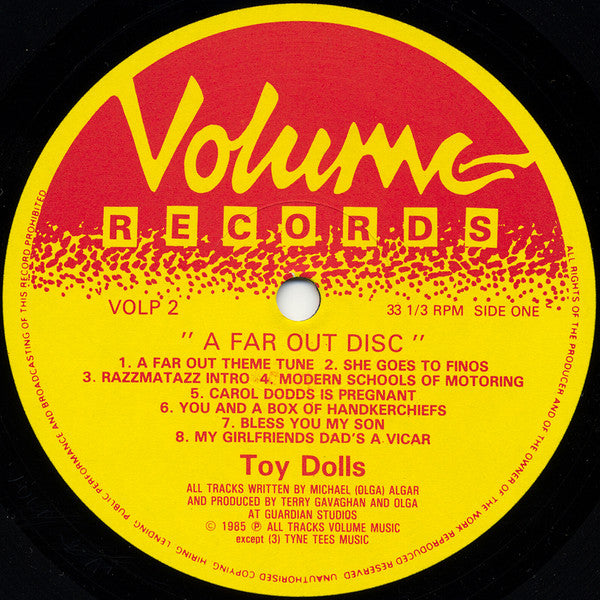 Toy Dolls : A Far Out Disc (LP,Album)