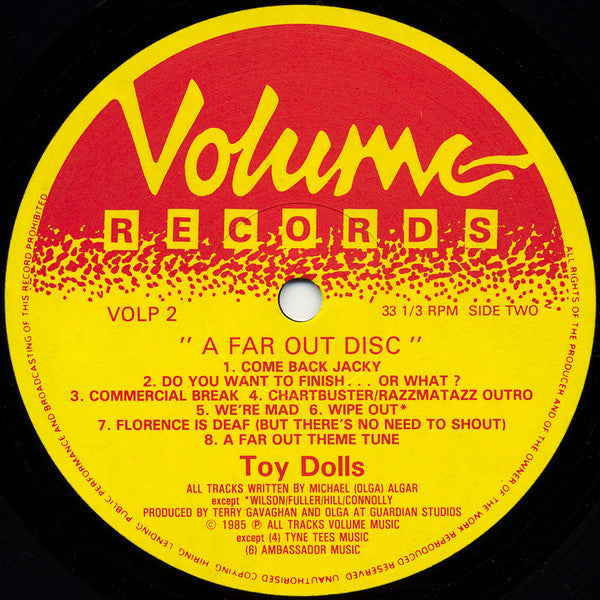 Toy Dolls : A Far Out Disc (LP,Album)