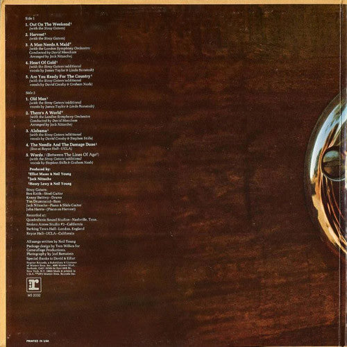 Neil Young : Harvest (LP,Album,Stereo)