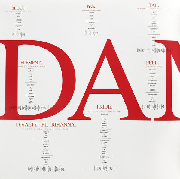 Kendrick Lamar : Damn. (LP,Album,Limited Edition)