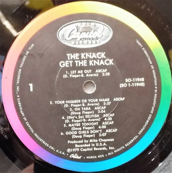 Knack (3), The : Get The Knack (LP,Album,Stereo)