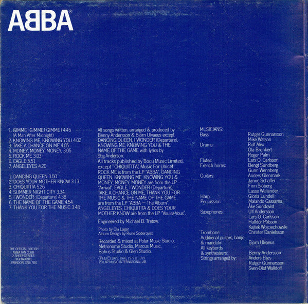 ABBA : Greatest Hits Vol. 2 (LP,Album,Compilation)