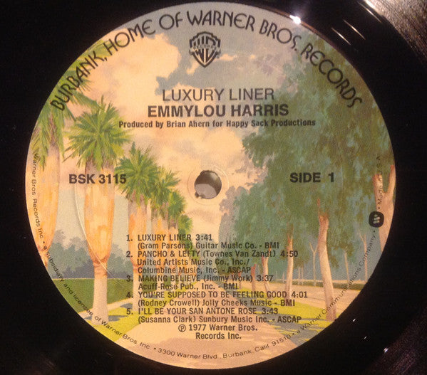 Emmylou Harris : Luxury Liner (LP,Album)