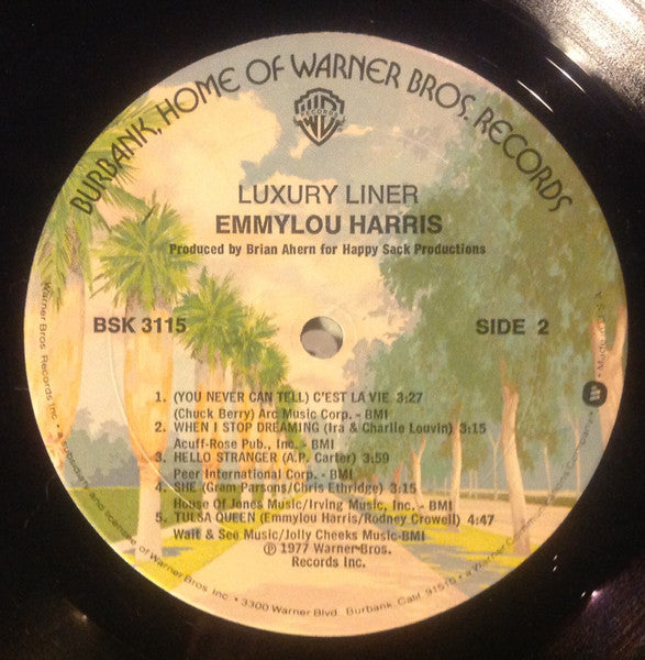 Emmylou Harris : Luxury Liner (LP,Album)