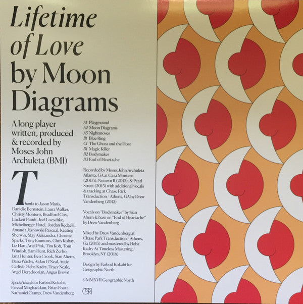 Moon Diagrams : Lifetime Of Love (LP,45 RPM,Album)