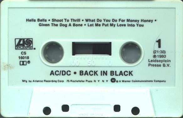 AC/DC : Back In Black (Album)