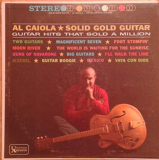 Al Caiola : Solid Gold Guitar (LP,Compilation,Club Edition,Stereo)