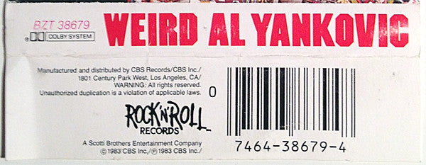 "Weird Al" Yankovic : "Weird Al" Yankovic (Album)