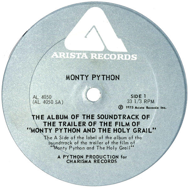 Monty Python : The Album Of The Soundtrack Of The Trailer Of The Film Of Monty Python And The Holy Grail (Executive Version) (LP,Album)