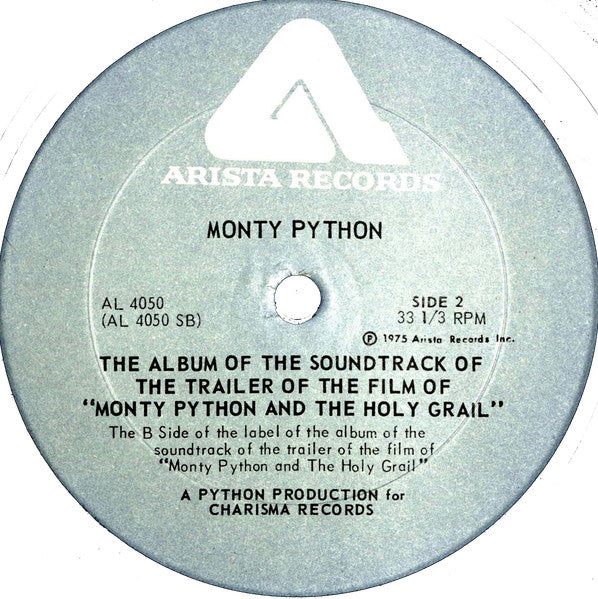 Monty Python : The Album Of The Soundtrack Of The Trailer Of The Film Of Monty Python And The Holy Grail (Executive Version) (LP,Album)