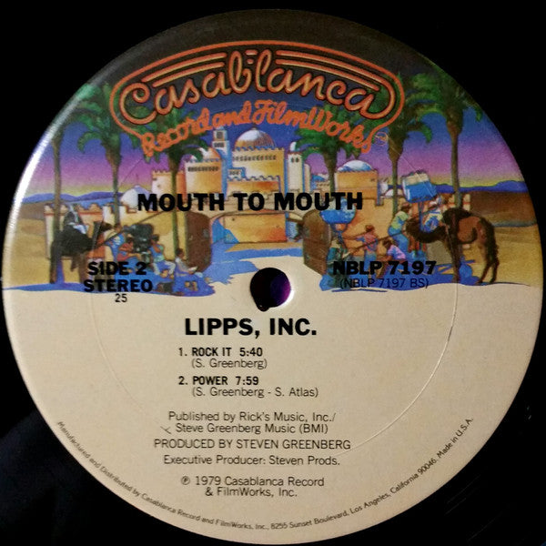 Lipps, Inc. : Mouth To Mouth (LP,Album)