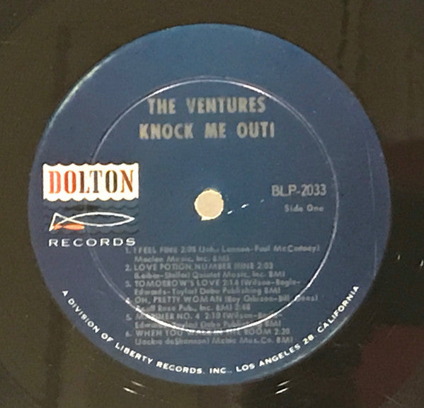 Ventures, The : Knock Me Out! (LP,Album,Mono)