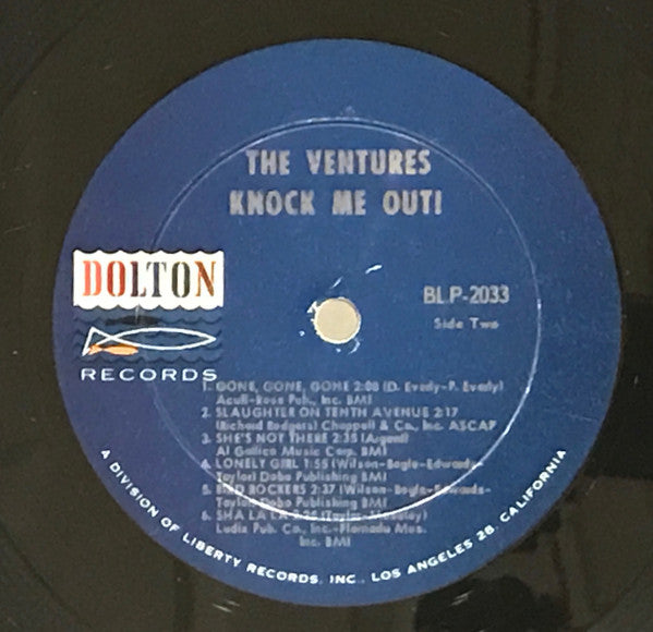 Ventures, The : Knock Me Out! (LP,Album,Mono)