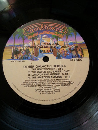Meco Monardo : Superman And Other Galactic Heroes (LP,Album)
