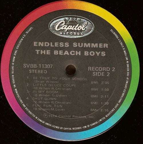 Beach Boys, The : Endless Summer (LP,Compilation,Reissue)