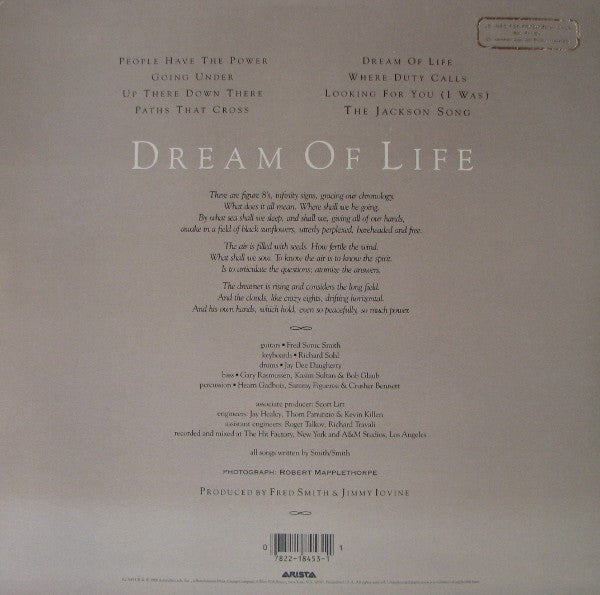 Patti Smith : Dream Of Life (LP,Album)