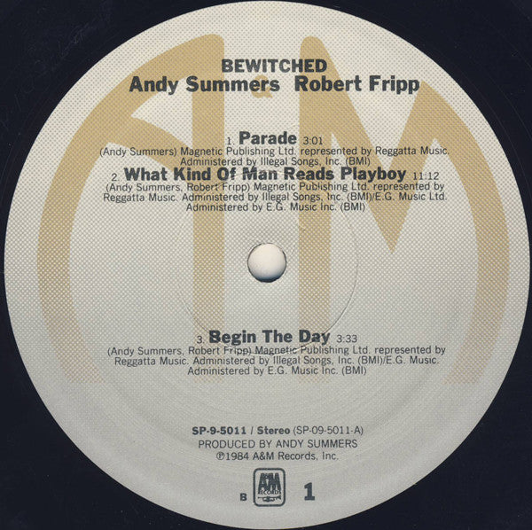 Andy Summers, Robert Fripp : Bewitched (LP,Album,Stereo)