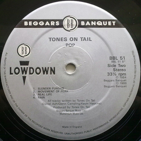 Tones On Tail : Pop (LP,Album,Reissue)