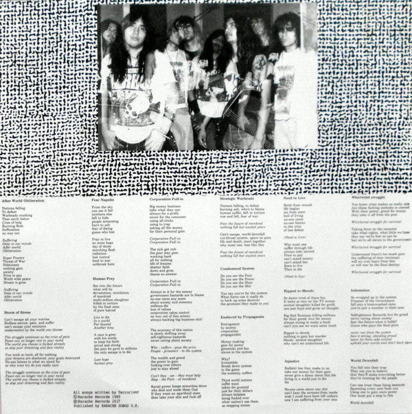 Terrorizer : World Downfall (LP,Album,Reissue,Remastered)