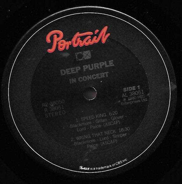 Deep Purple : In Concert (LP,Album,Reissue)