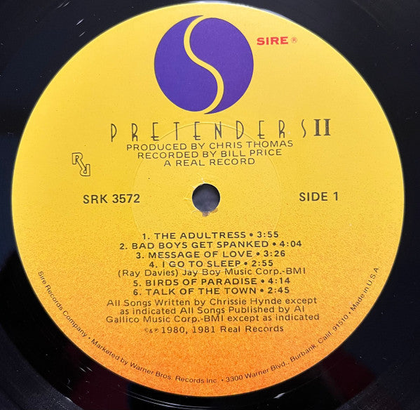 Pretenders, The : Pretenders II (LP,Album)