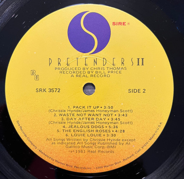 Pretenders, The : Pretenders II (LP,Album)