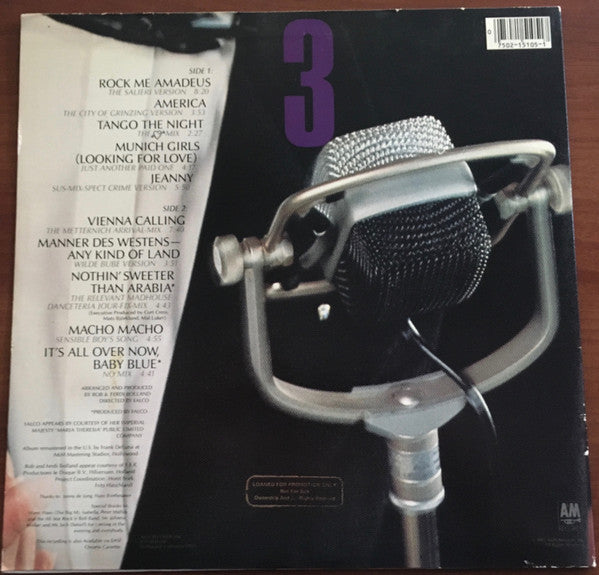 Falco : Falco 3 (LP,Album,Remastered)