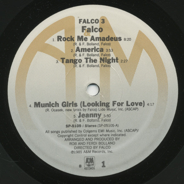 Falco : Falco 3 (LP,Album,Remastered)