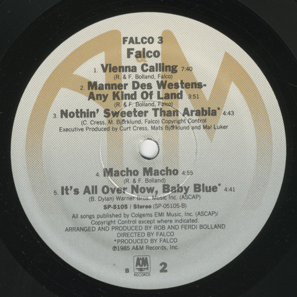 Falco : Falco 3 (LP,Album,Remastered)