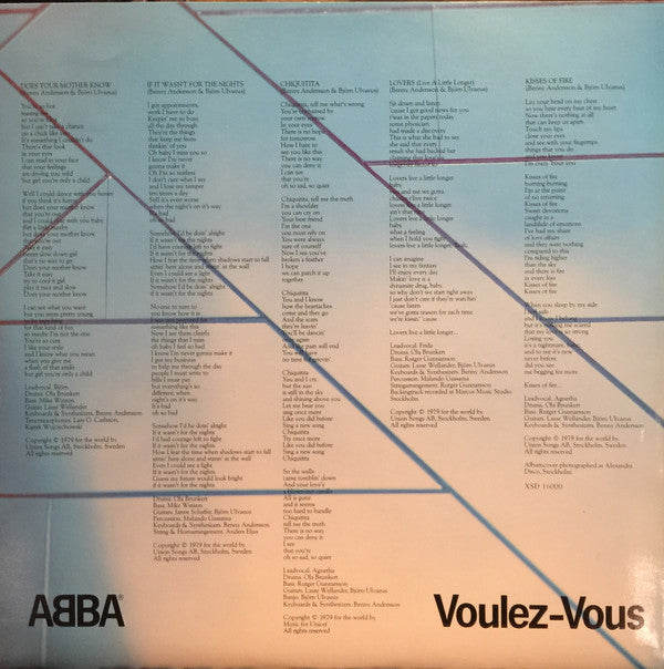 ABBA : Voulez-Vous (LP,Album)