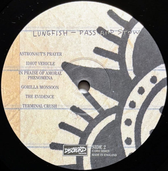 Lungfish : Pass And Stow (LP,Album)