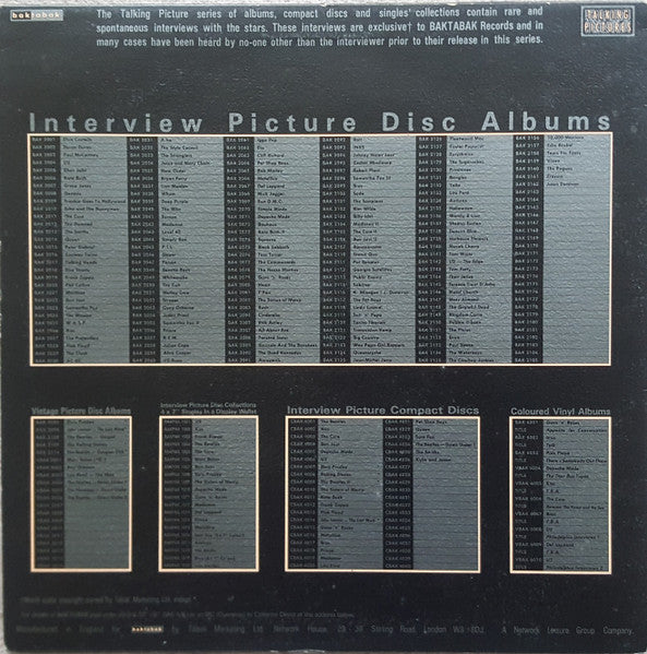 Guns N' Roses : Limited Edition Interview Picture Disc (LP,Limited Edition,Picture Disc,Unofficial Release)