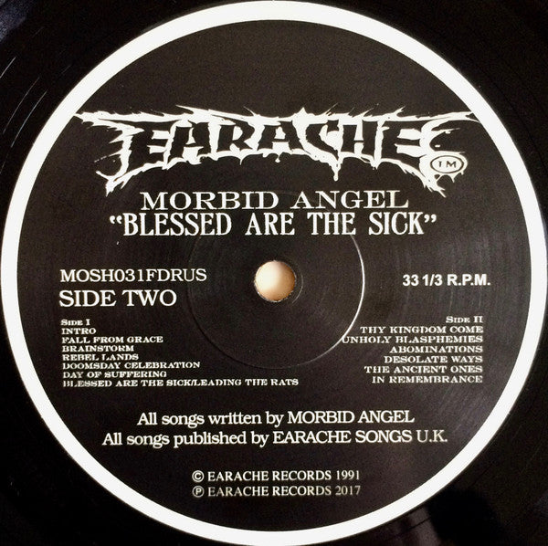 Morbid Angel : Blessed Are The Sick (LP,Album,Reissue,Remastered)