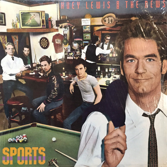 Huey Lewis & The News : Sports (LP,Album,Club Edition)