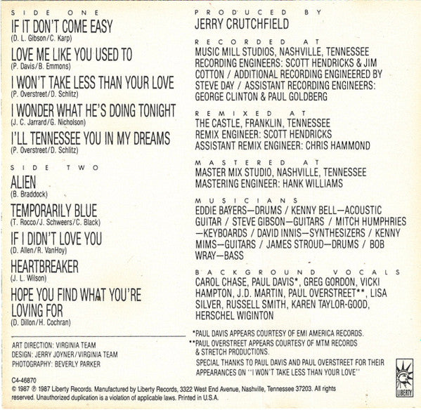 Tanya Tucker : Love Me Like You Used To (Album)