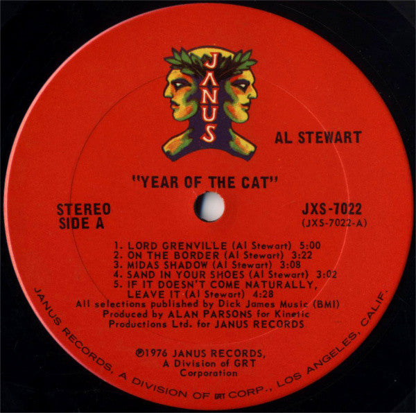 Al Stewart : Year Of The Cat (LP,Album)
