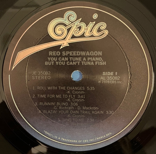 REO Speedwagon : You Can Tune A Piano, But You Can't Tuna Fish (LP,Album,Reissue)