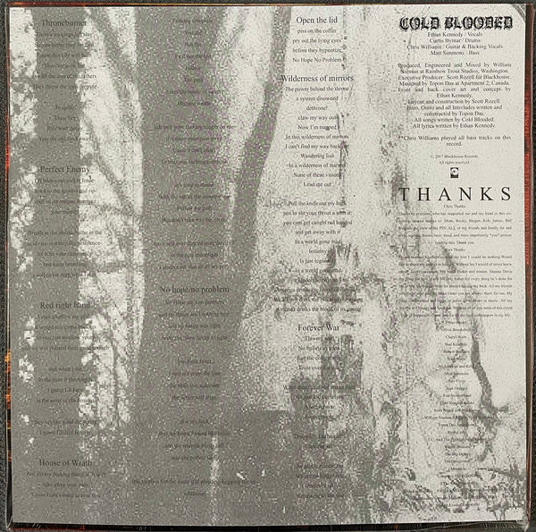 Cold Blooded (2) : Throneburner (LP,Limited Edition,Stereo)