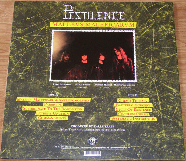 Pestilence : Malleus Maleficarum (LP,Album,Reissue,Remastered)