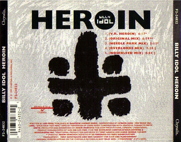 Billy Idol : Heroin (Maxi-Single)
