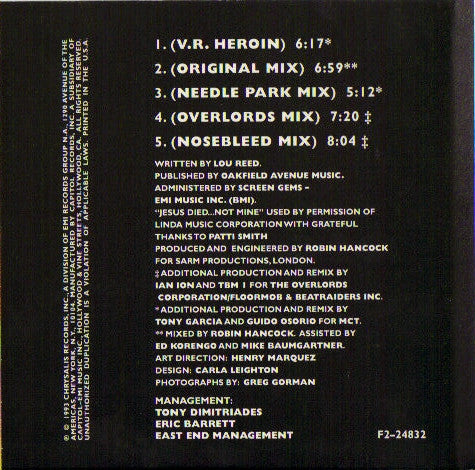 Billy Idol : Heroin (Maxi-Single)