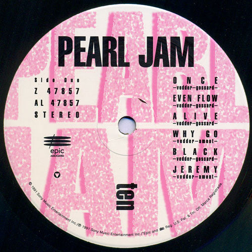 Pearl Jam : Ten (LP,Album)