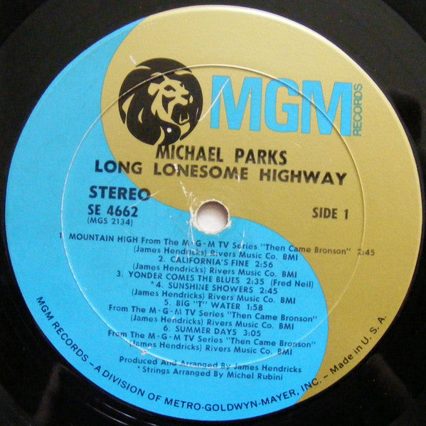 Michael Parks (3) : Long Lonesome Highway (LP,Album,Stereo)