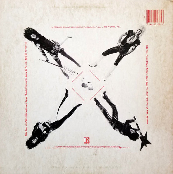 Mötley Crüe : Too Fast For Love (LP,Album,Reissue)
