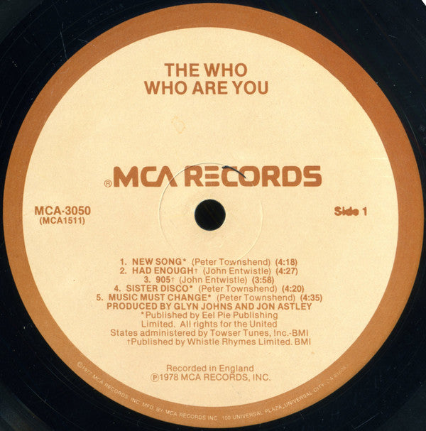 Who, The : Who Are You (LP,Album,Stereo)