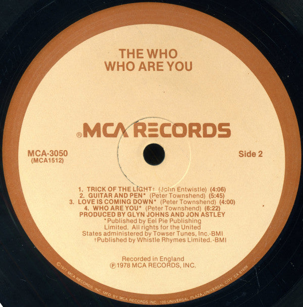 Who, The : Who Are You (LP,Album,Stereo)