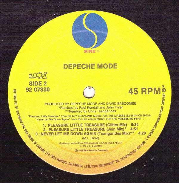 Depeche Mode : Never Let Me Down Again (12",Maxi-Single,45 RPM)