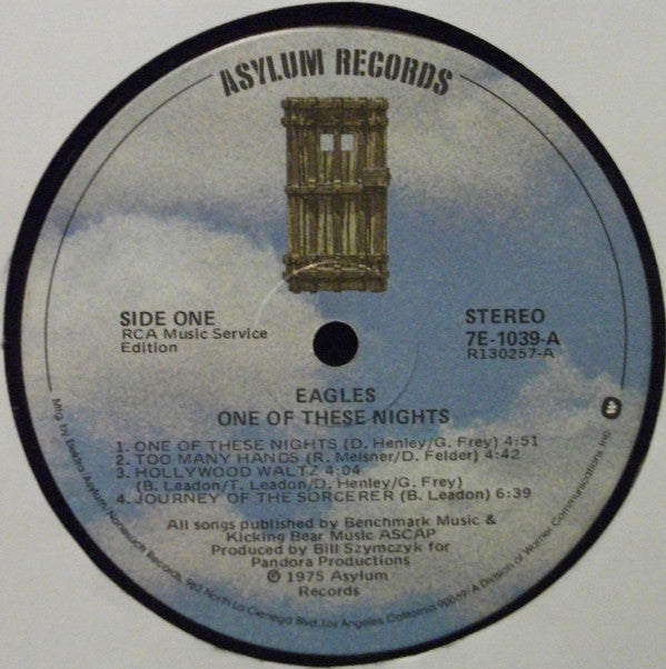 Eagles : One Of These Nights (LP,Album,Club Edition)