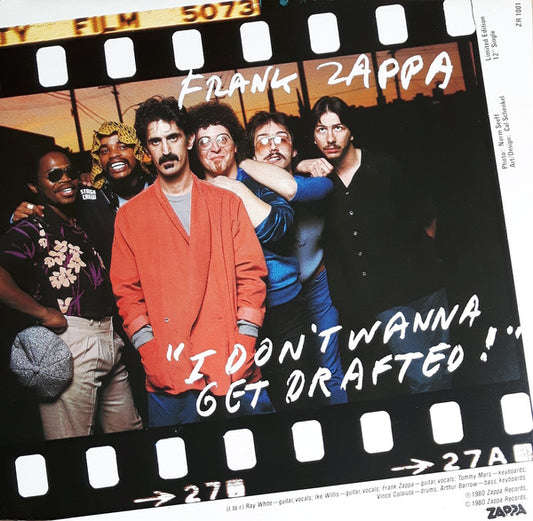 Frank Zappa : I Don't Wanna Get Drafted! (12",45 RPM,Limited Edition)