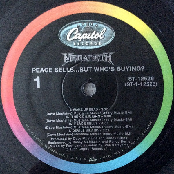 Megadeth : Peace Sells... But Who's Buying? (LP,Album,Reissue,Repress)